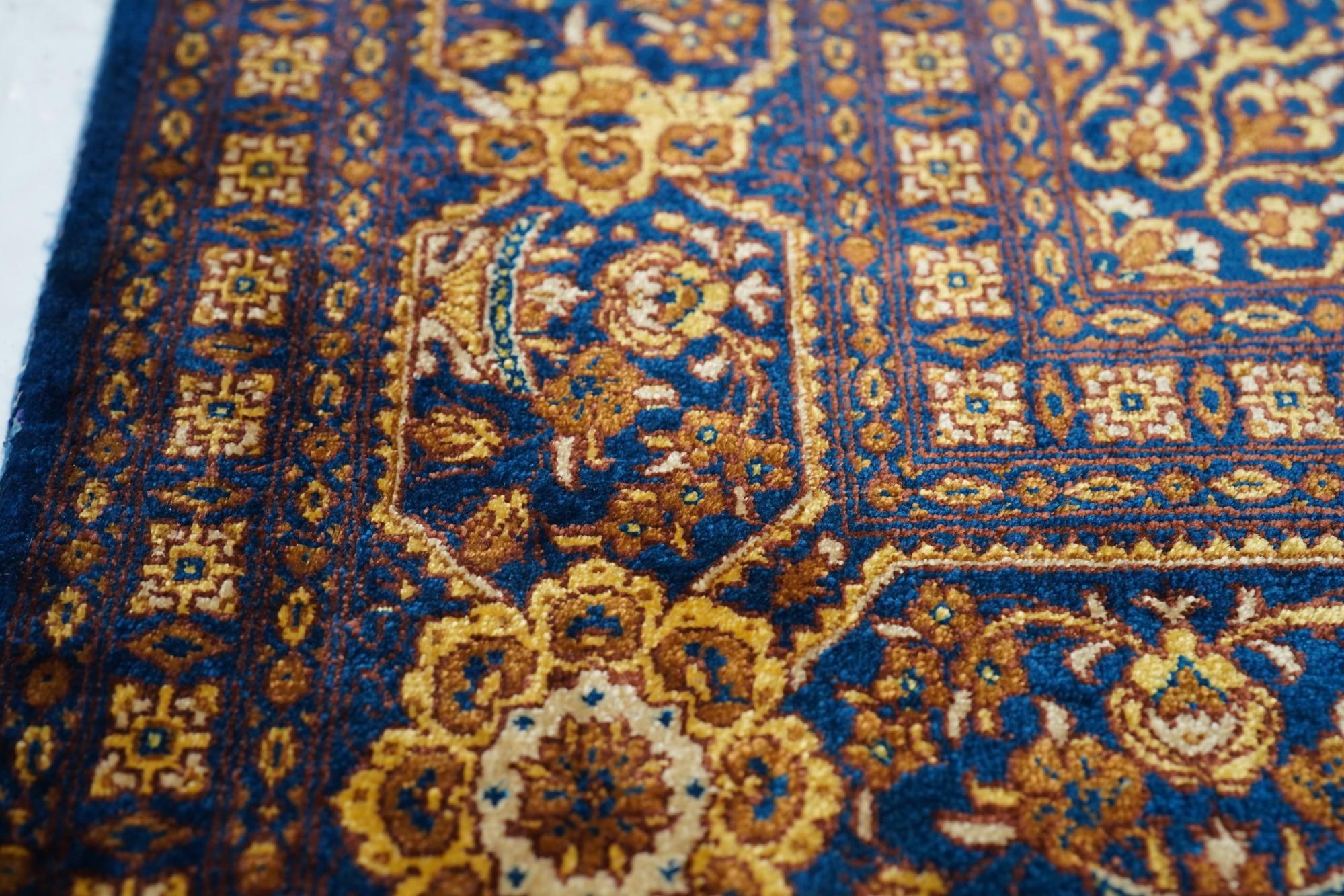 Extremely Fine Persian Silk Qum Rug 3'2'' x 5'2'' For Sale 2
