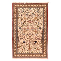 Extremely Fine Persian Qum Rug 6'0" x 9'5''