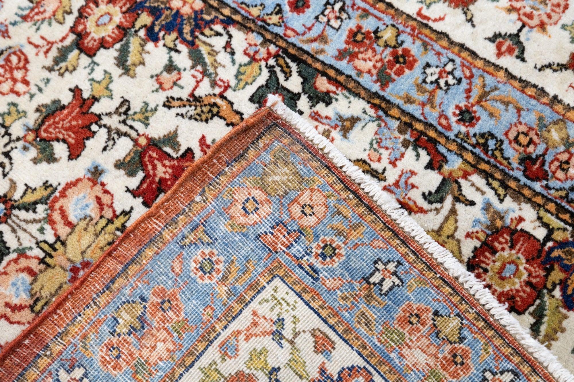 Vintage Qum Rug 7'2'' x 10'5'' For Sale 3