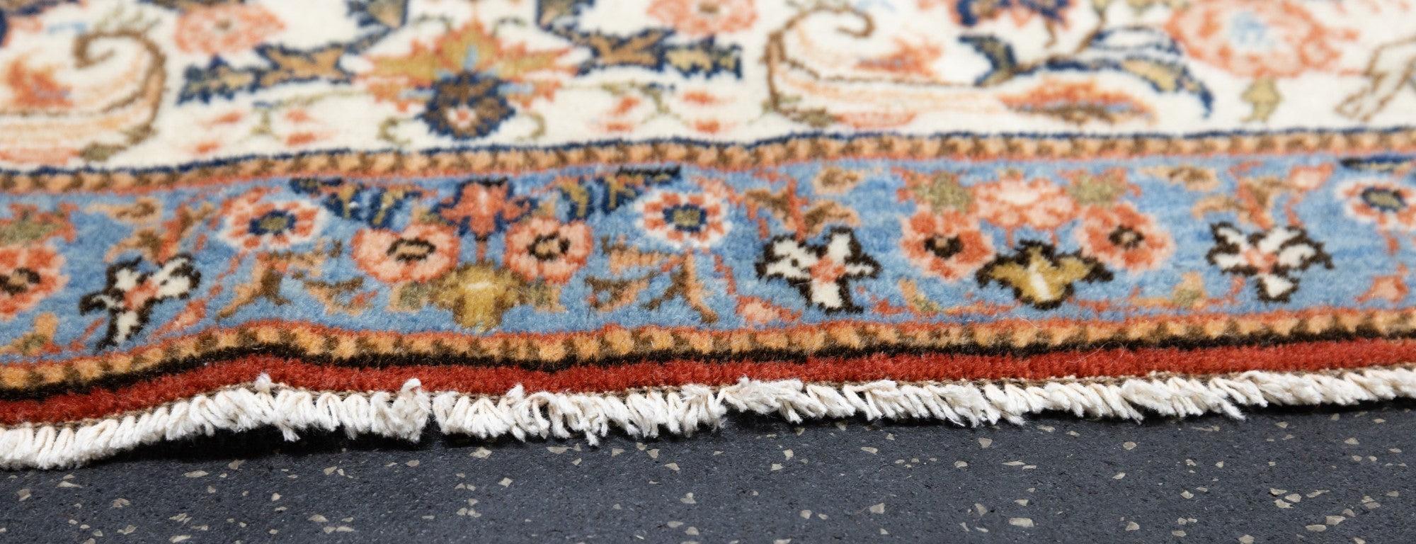 Persian Vintage Qum Rug 7'2'' x 10'5'' For Sale