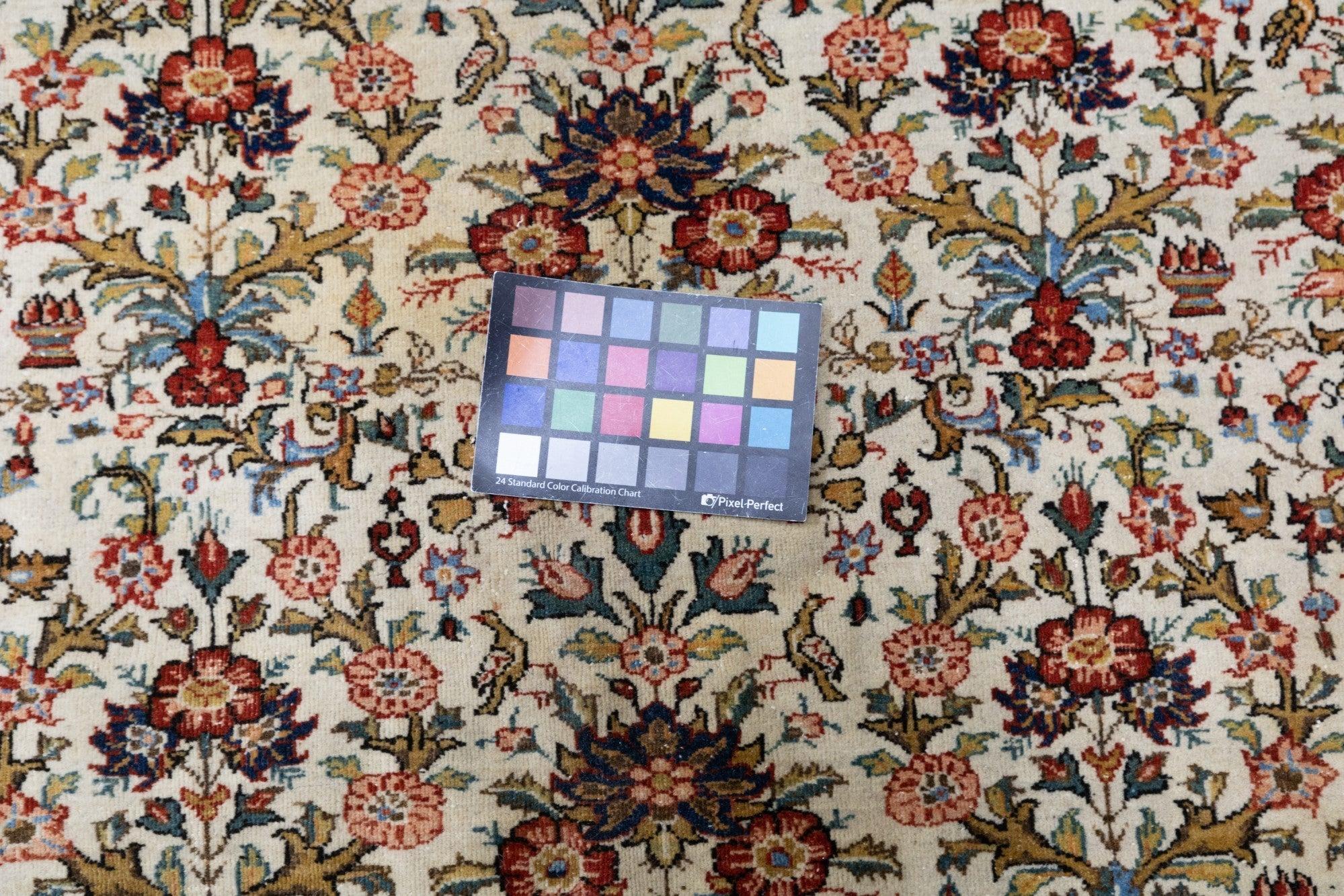 Vintage Qum Rug 7'2'' x 10'5'' For Sale 1