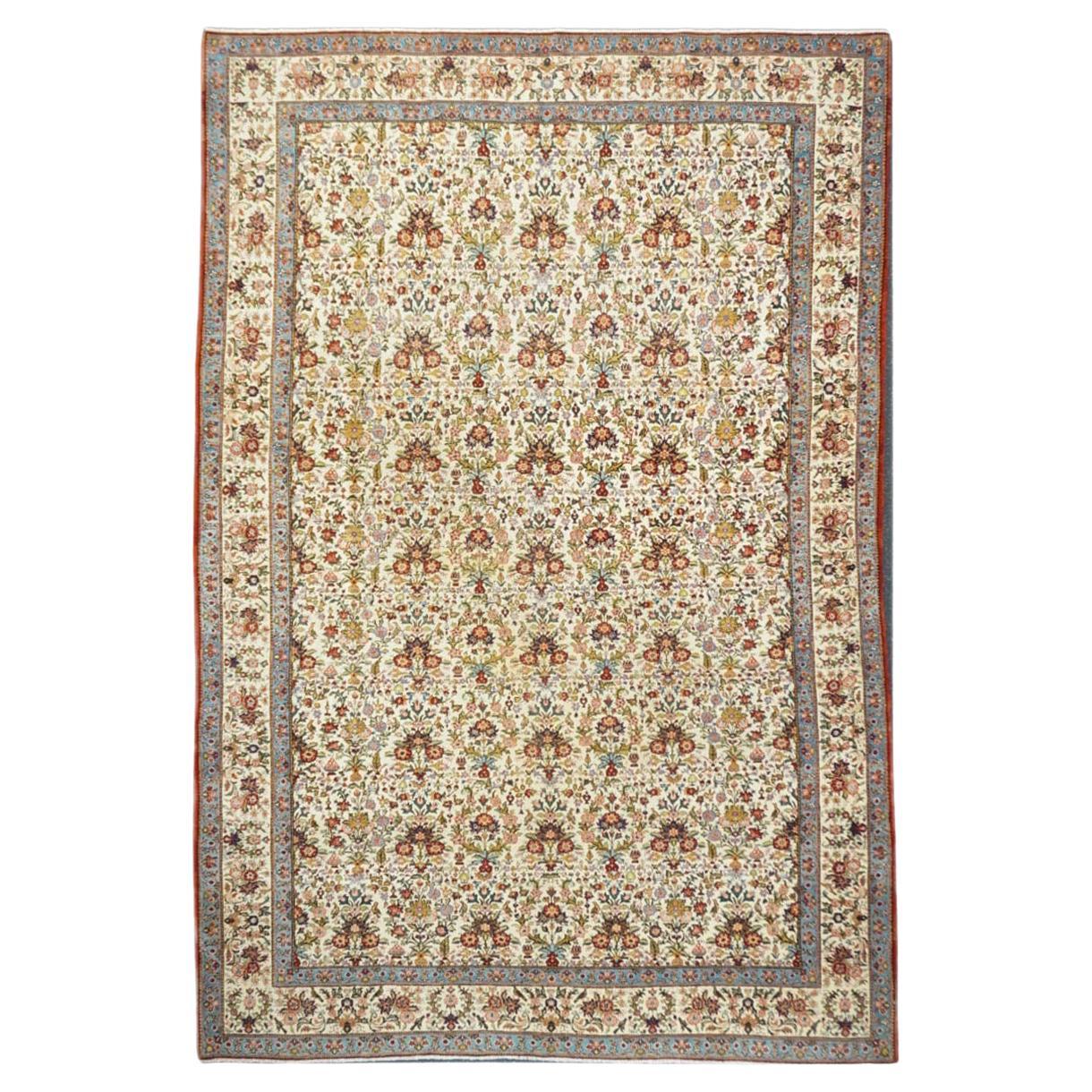 Vintage Qum Rug 7'2'' x 10'5'' For Sale