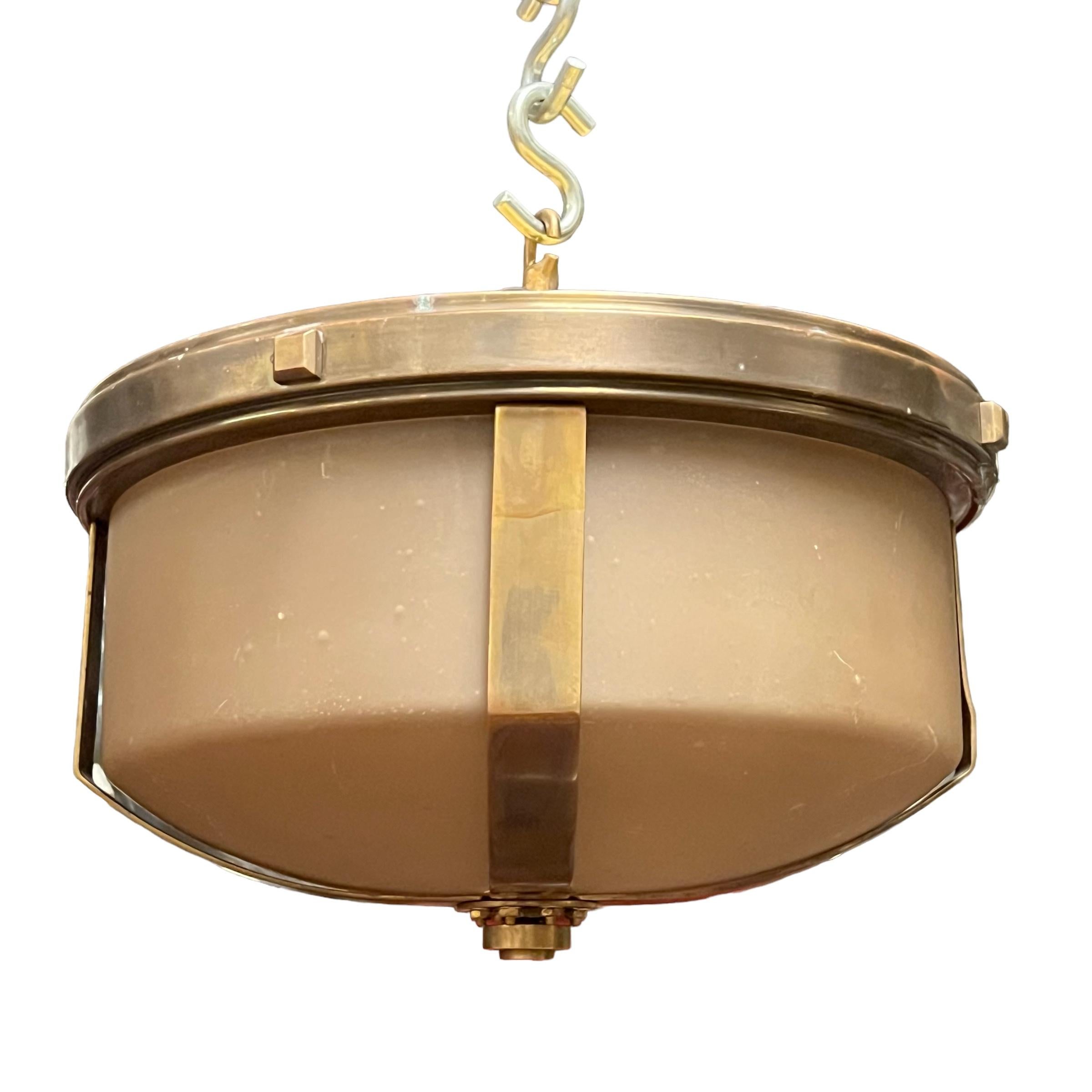 Lustre Quoizel vintage de style Art Déco en vente 4