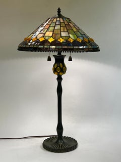 Lampe de table Quoizel de style Arts and Crafts
