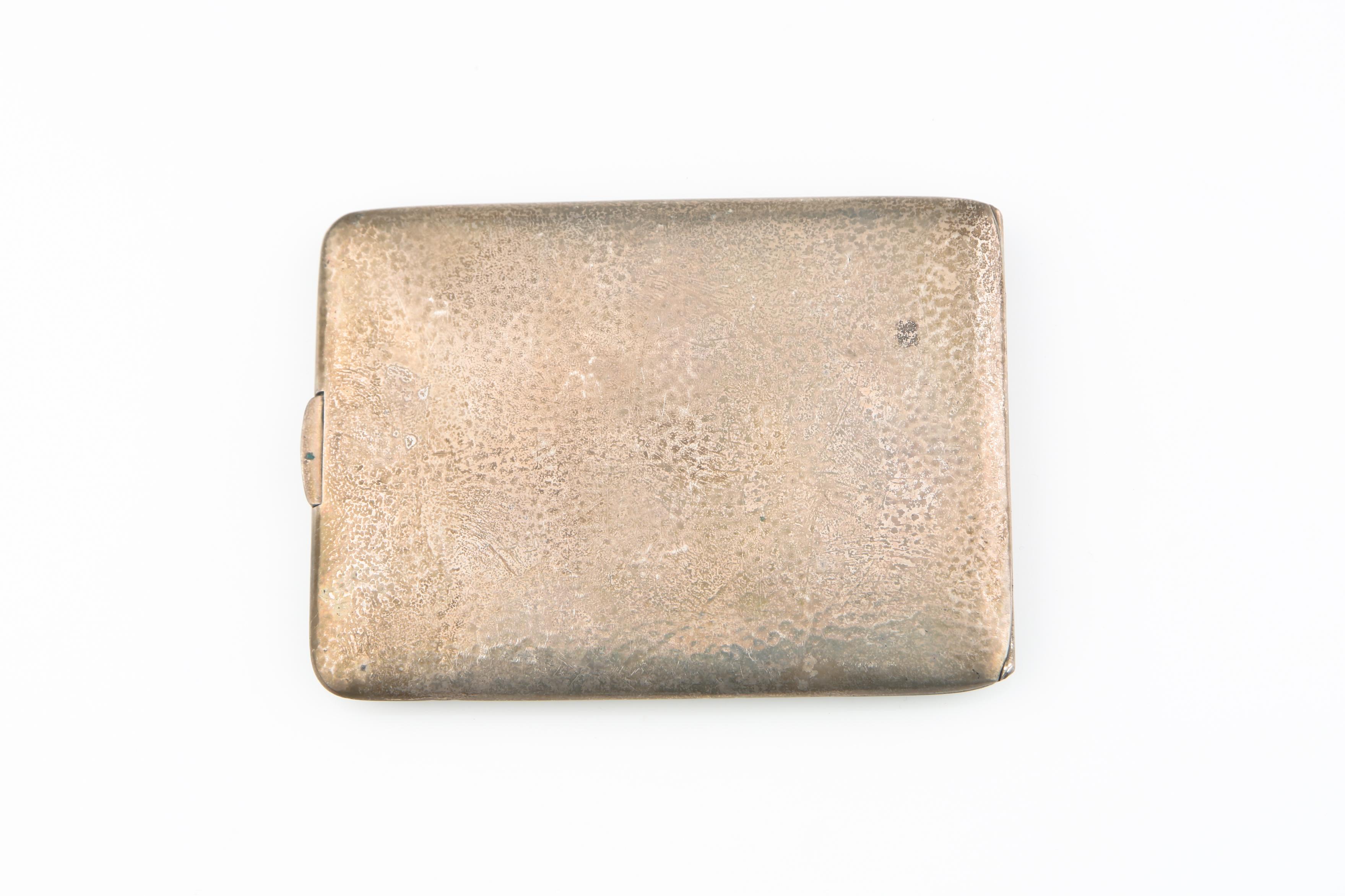 Vintage R. Blackinton card case and currency holder.
Perfect for holding cards or notes.
Interior clip with spring for secure retention of contents.
Monogrammed with the initials 