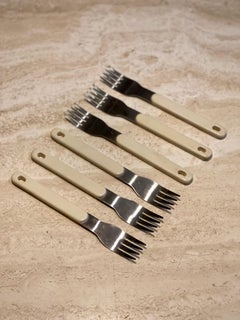 Vintage R Huber Teak Swivel Chair