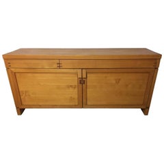 Vintage R08 Solid Elm Sideboard by Pierre Chapo