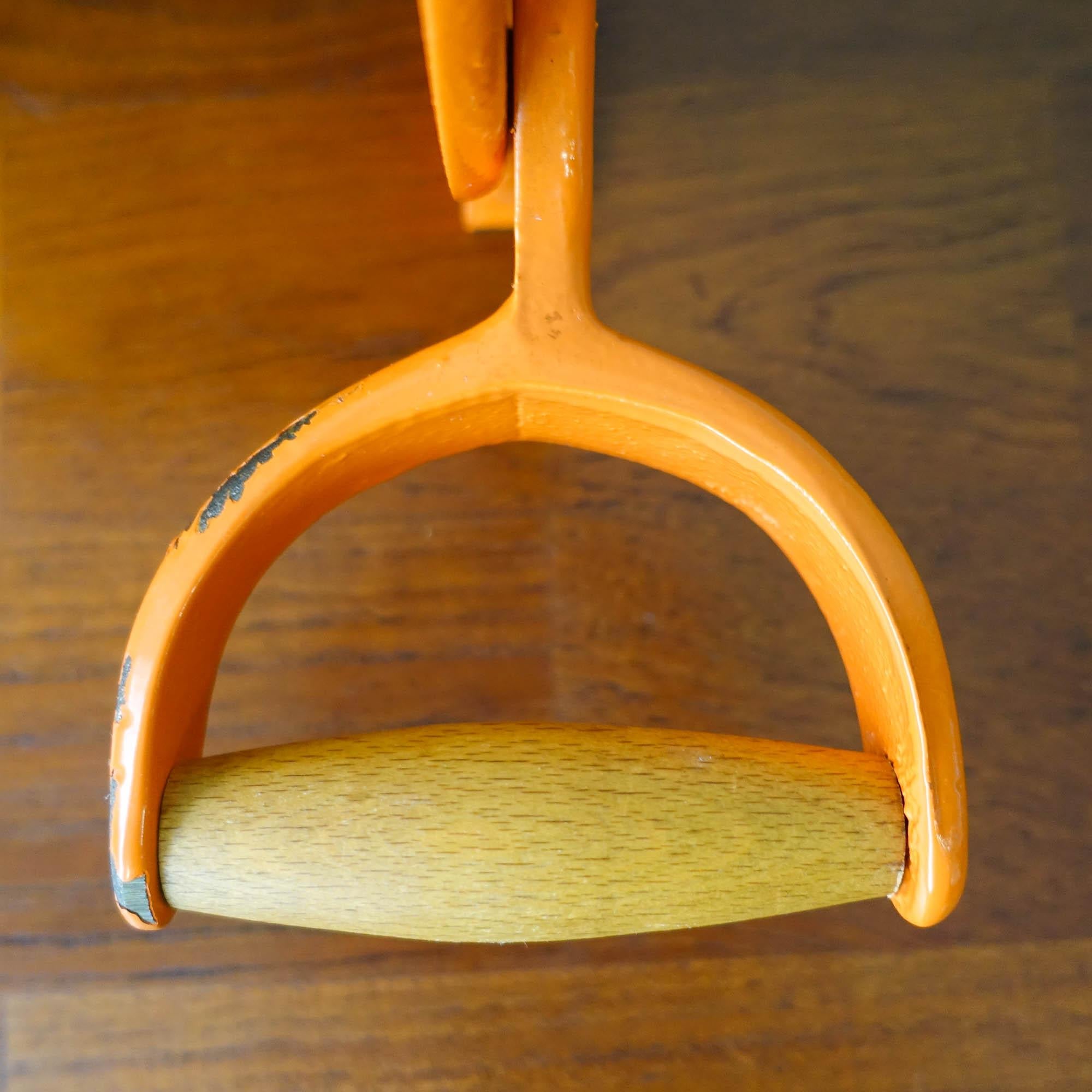 Vintage Raadvad Denmark Orange Bread Cutter, model 294, by Ove Larsen, 1970's For Sale 5