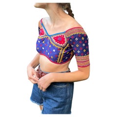 Retro Rabari Embroidered Choli Tops