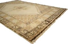 Vintage Rabat Moroccan Area Rug with Traditional Village Style