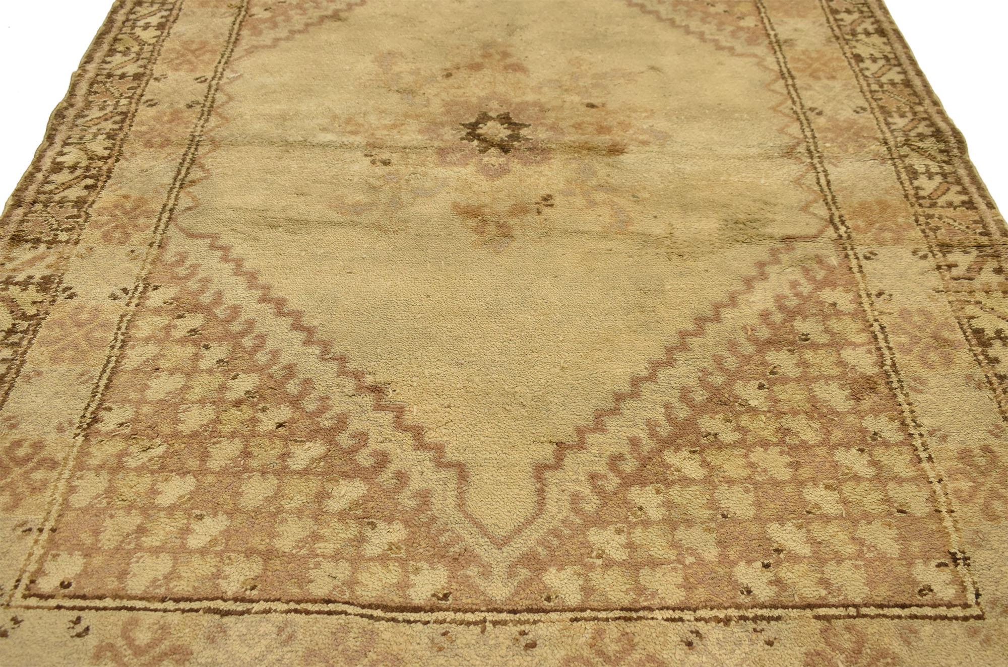 Marocchino Tappeto vintage Rabat marocchino con stile tradizionale del villaggio in vendita