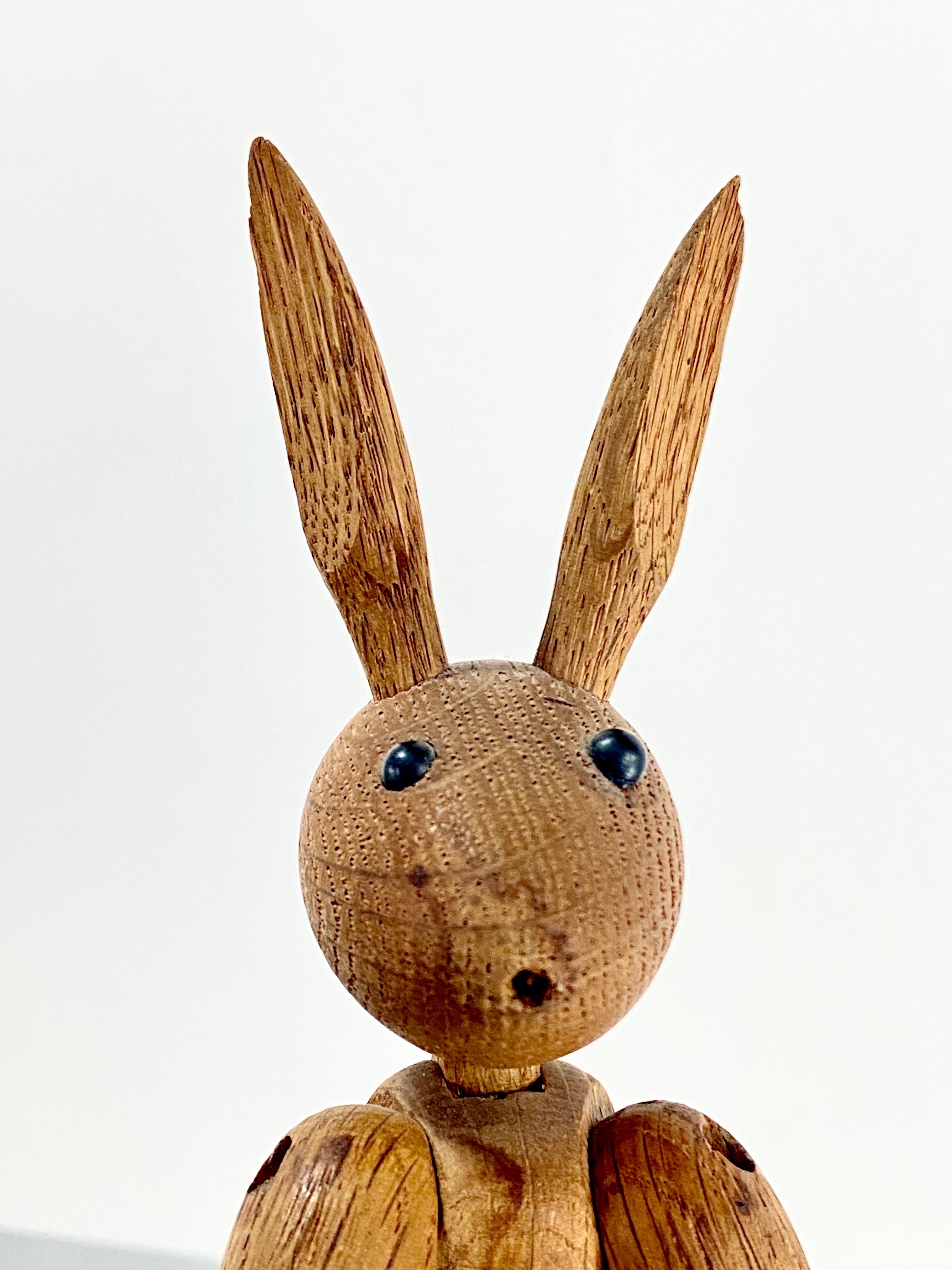 Danish Vintage Rabbit Figurine by Kay Bojesen, It Was Designed in 1957, This is an Exam