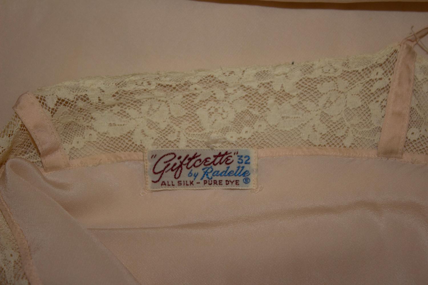 Vintage Radelle Silk  Cami Nickers en vente 2