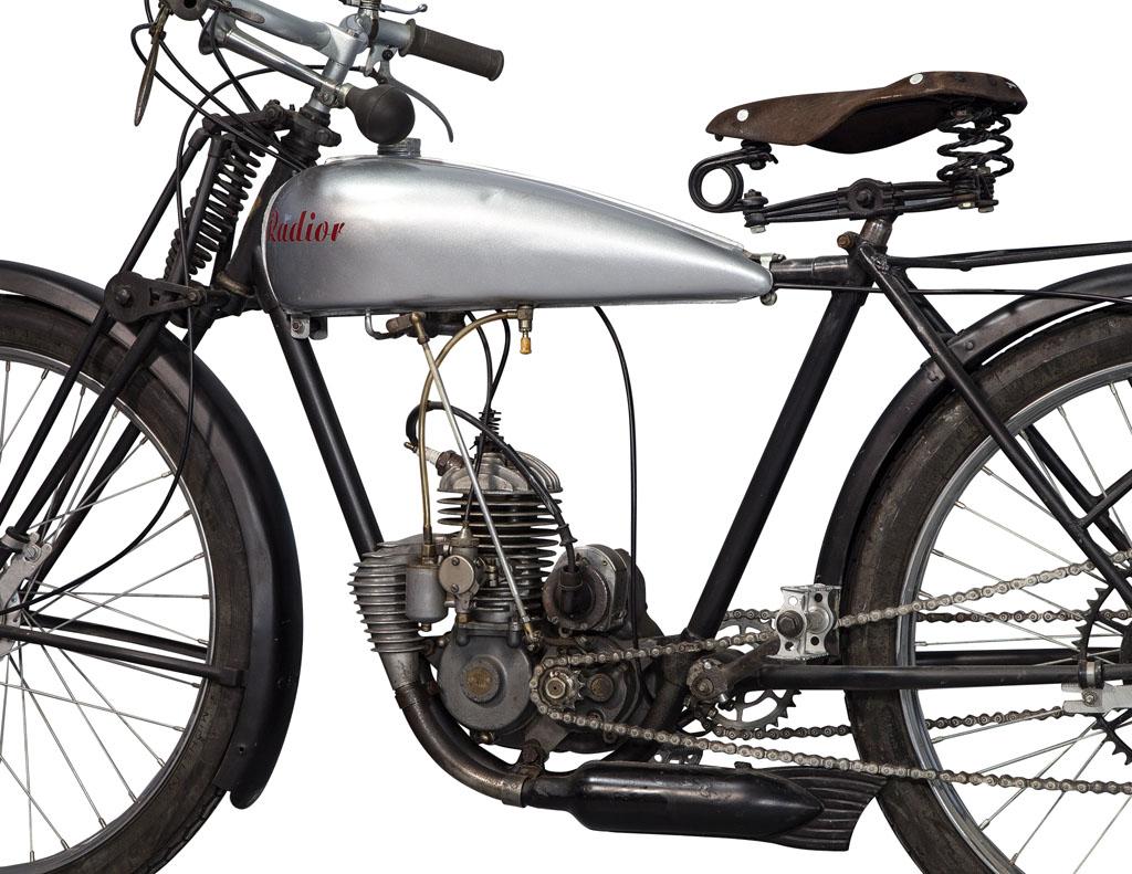 Vintage Radior Motorrad-Postkriegsrad, Französisch im Angebot 1