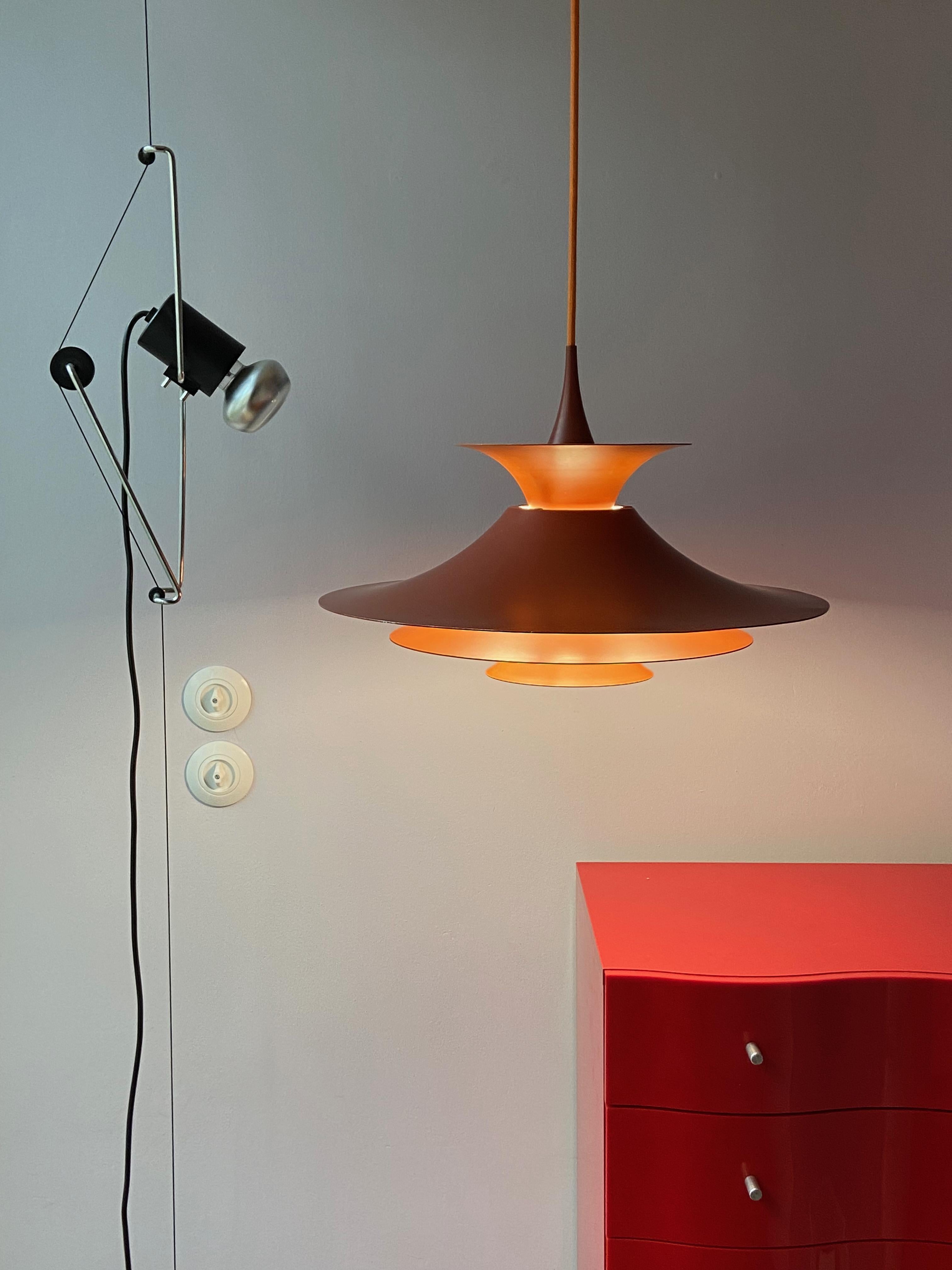 Vintage Radius 1 Pendant Lamp Design by Erik Balslev for Fog & Mørup, Denmark 4