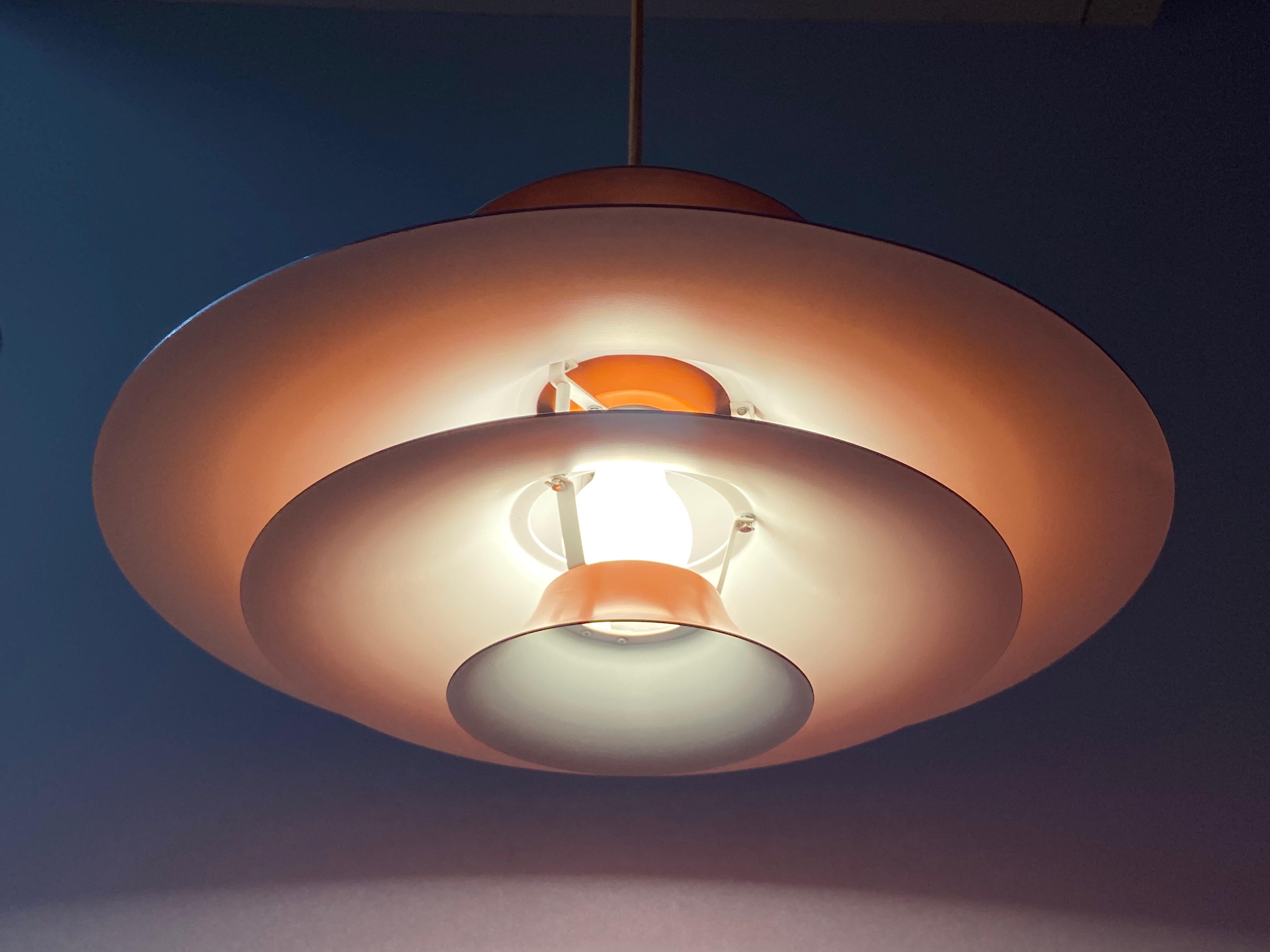 Vintage Radius 1 Pendant Lamp Design by Erik Balslev for Fog & Mørup, Denmark 5