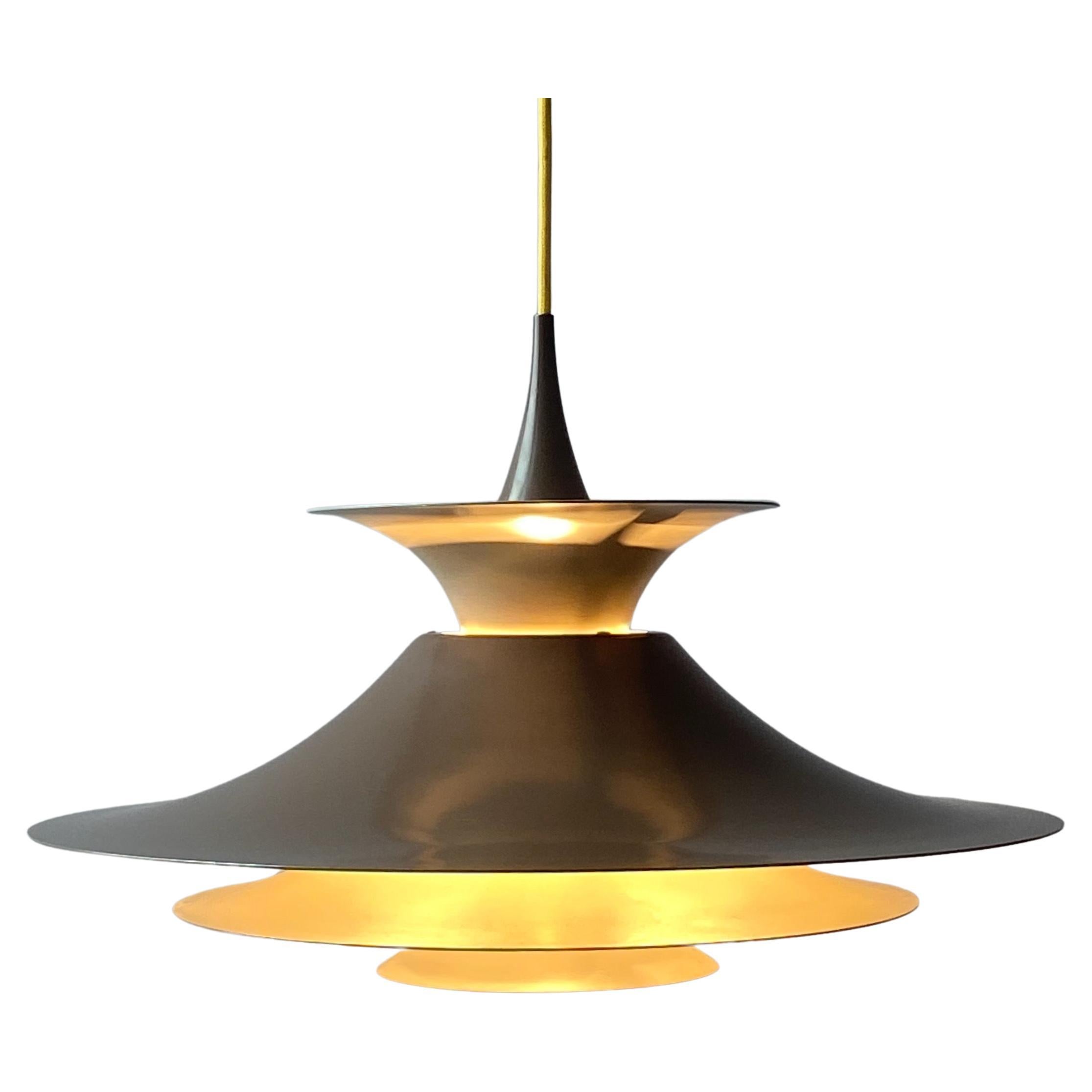 Lampe pendante vintage Radius 1 Design by Erik Balslev for Fog & Mørup, Danemark