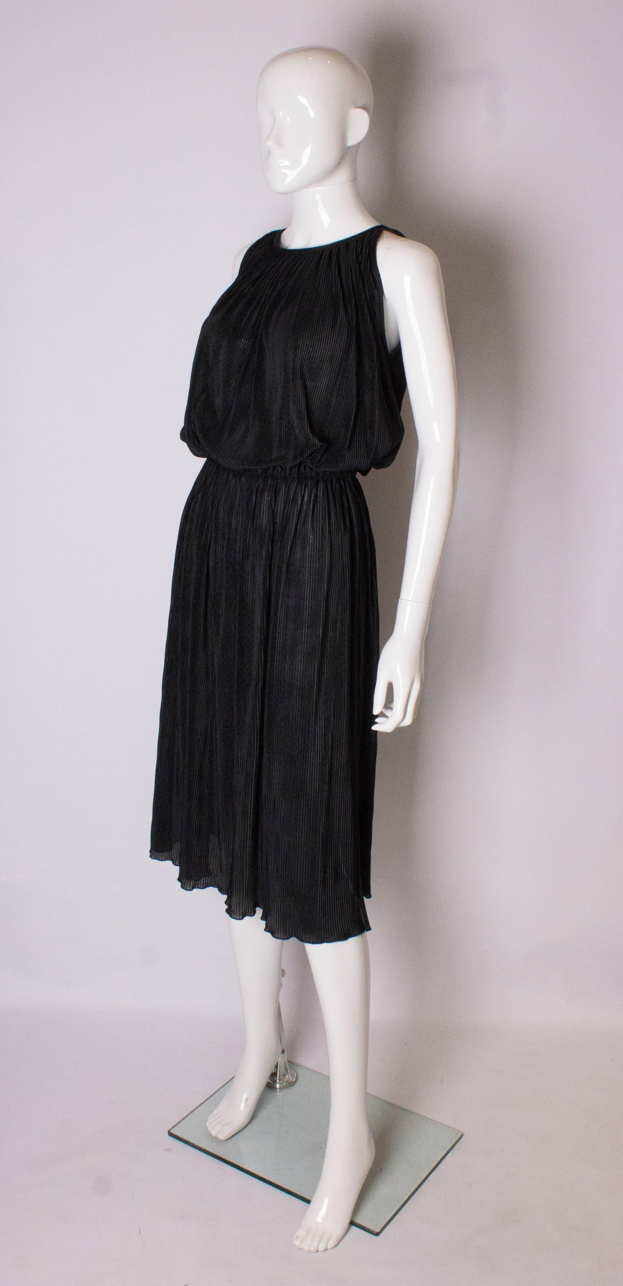 vintage pleated dress