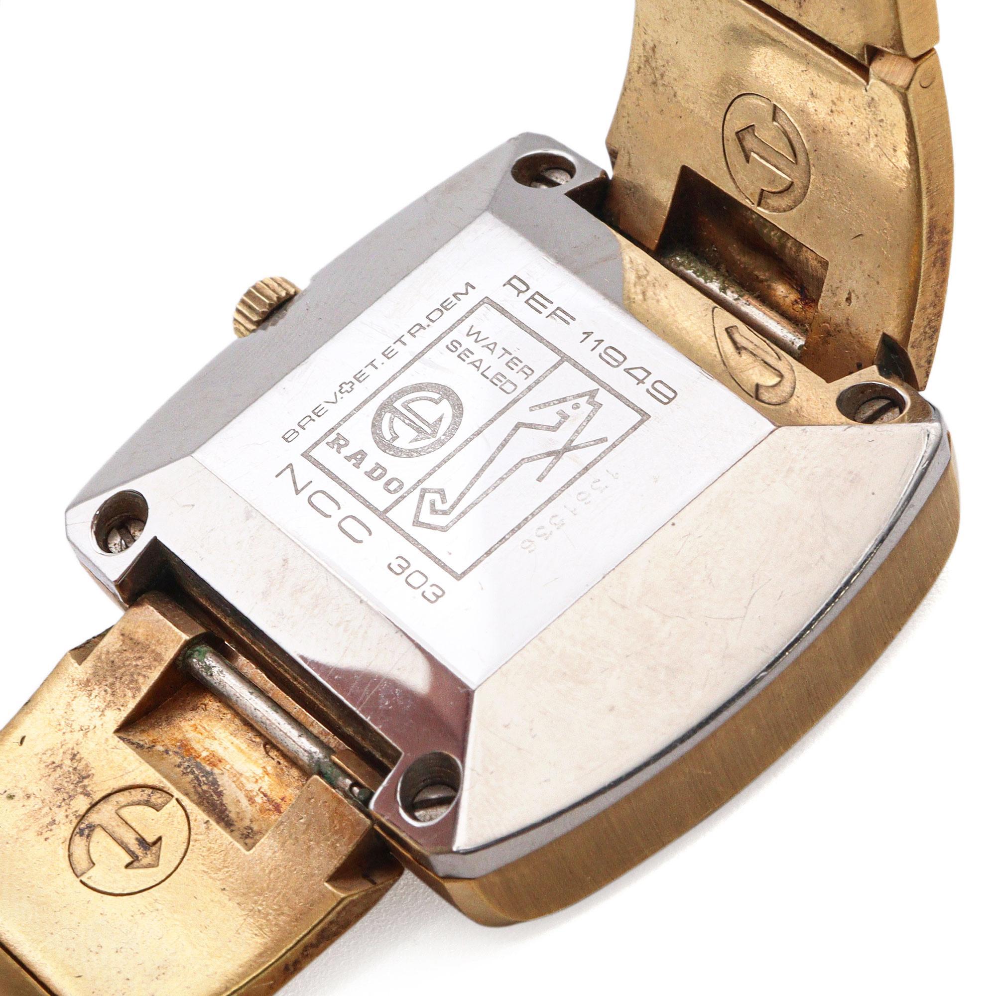 De los hombres Reloj Automático de Caballero Vintage Rado NCC 303 Day Date Ref. 11949 en venta
