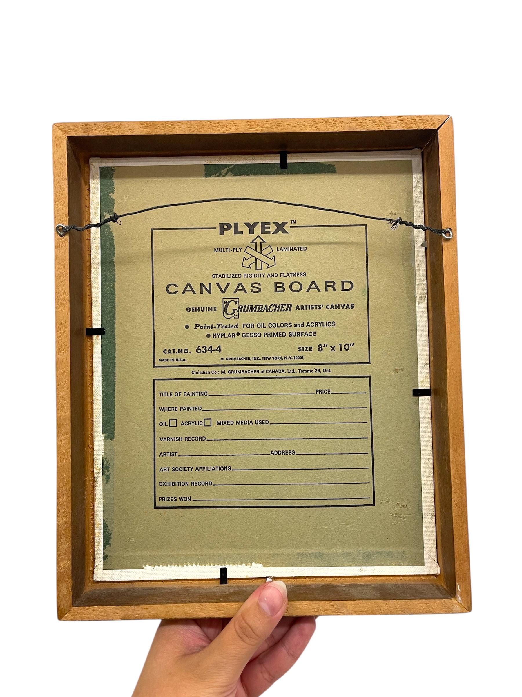 Ritratto di bambola in stile Raggedy Ann su tela Grumbacher d'epoca in vendita 4