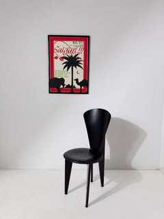 Cartel promocional vintage RAI Sandokan de Gemma Fiorentini y Michela Papadia