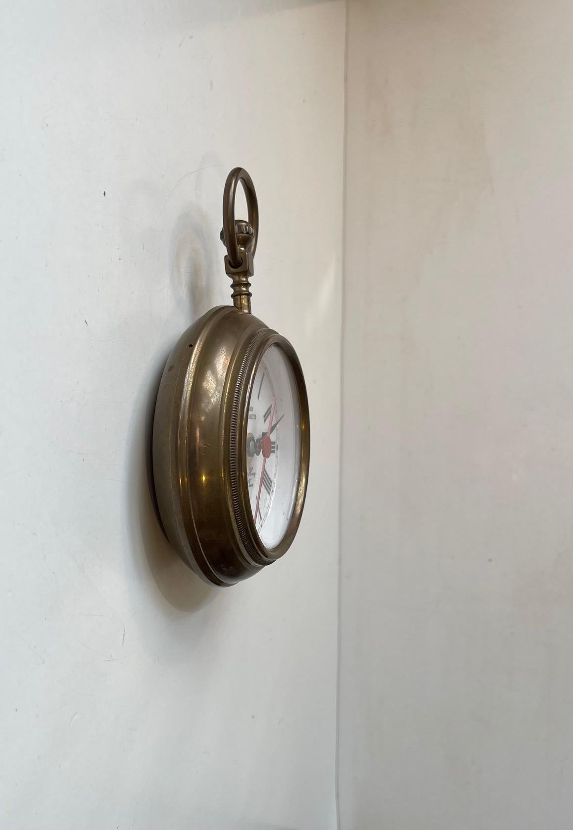 pocket watch wall clock