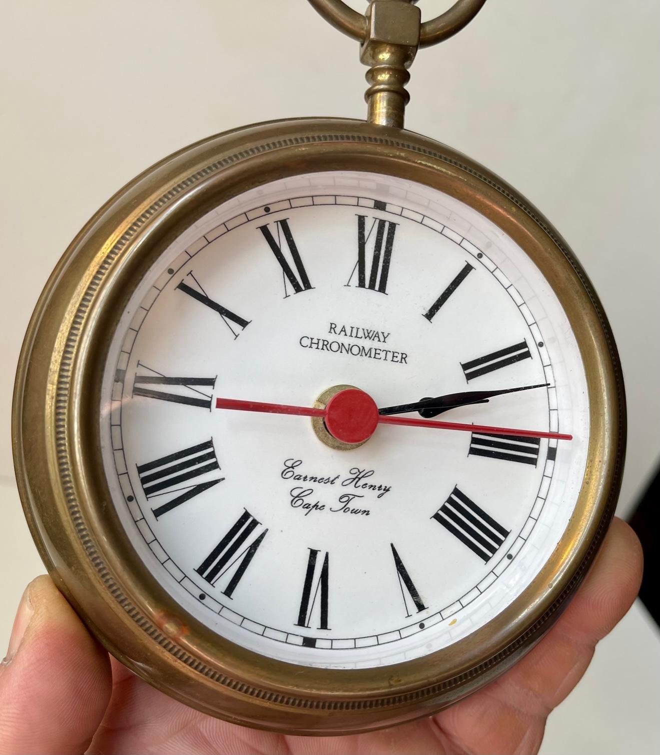 vintage railway clock