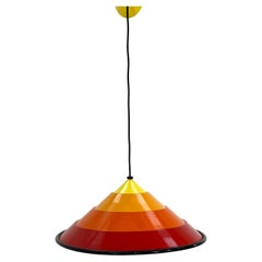 Vintage Rainbow Ceiling Lamp, 1970s