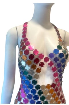 Vintage Rainbow Disc Dress