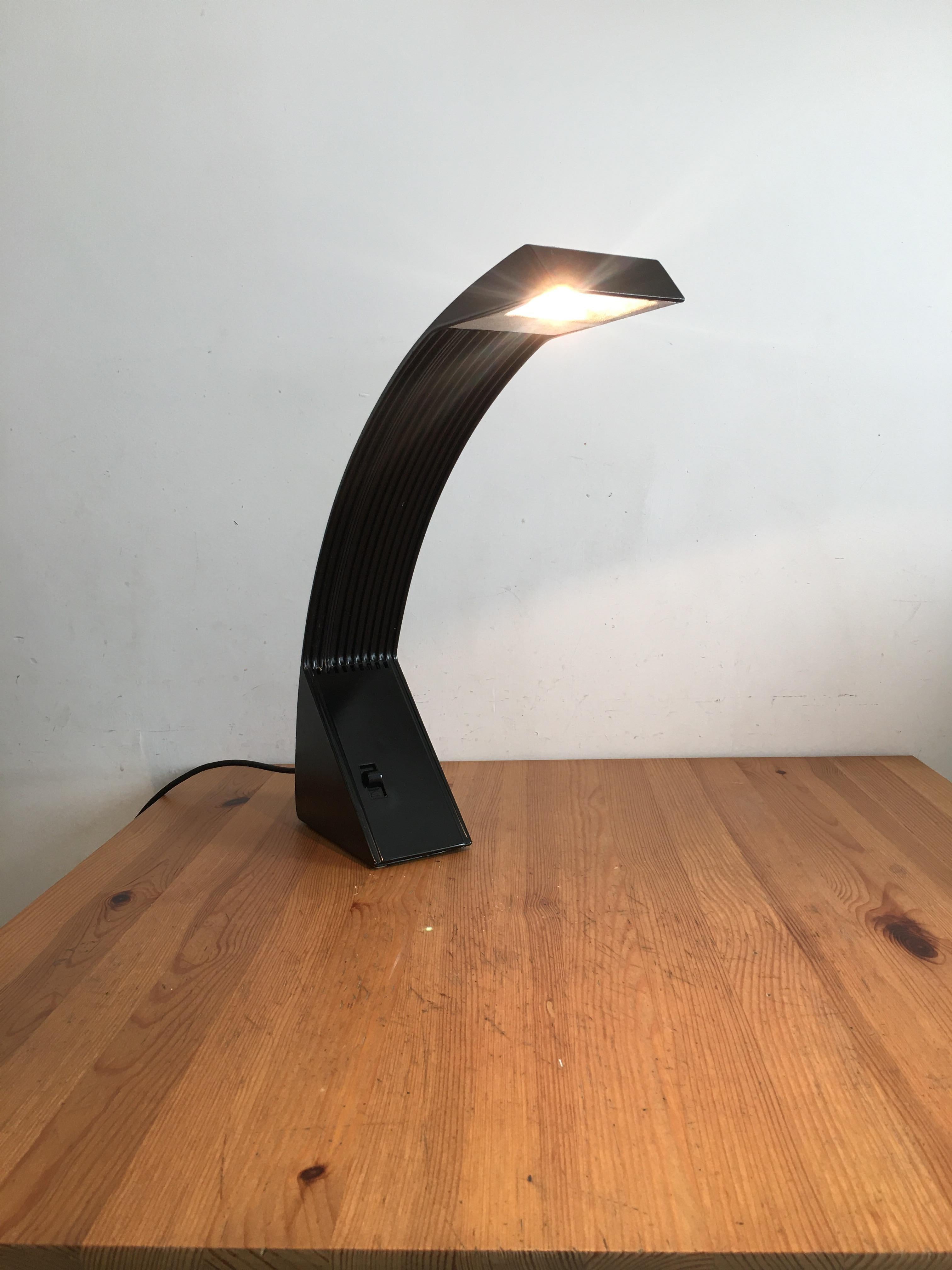 Vintage Rainbow Table Lamp by Marco Zotta for CIL For Sale 3