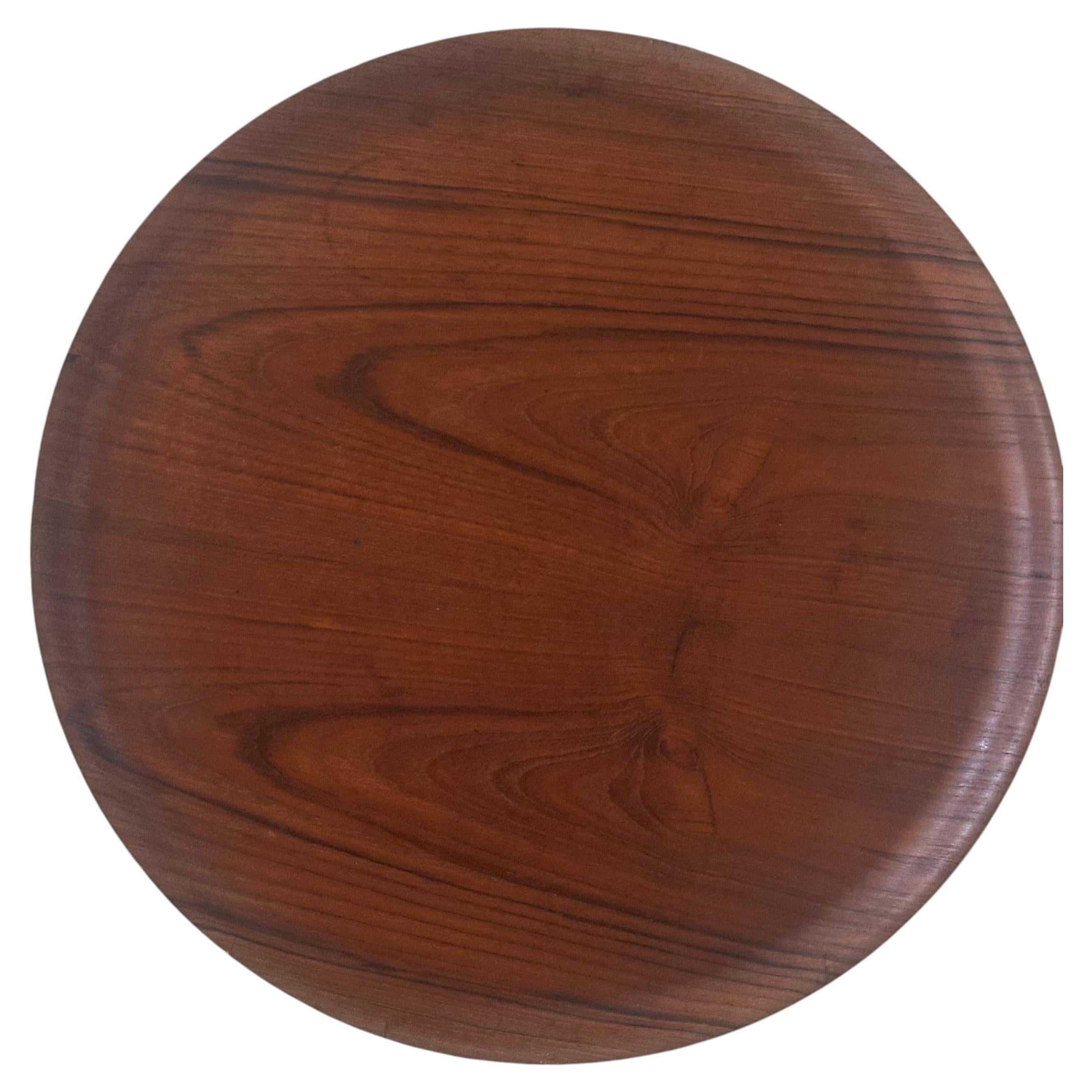 Vintage Rainbow Teak Serving Tray, Sweden, 1960s Scandinavian Modern
