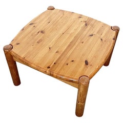 Vintage Rainer Daumiller Pine Coffee Table, Denmark, 1970s