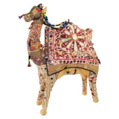 Juguete Camello Vintage Raj Artesanal India, 1950