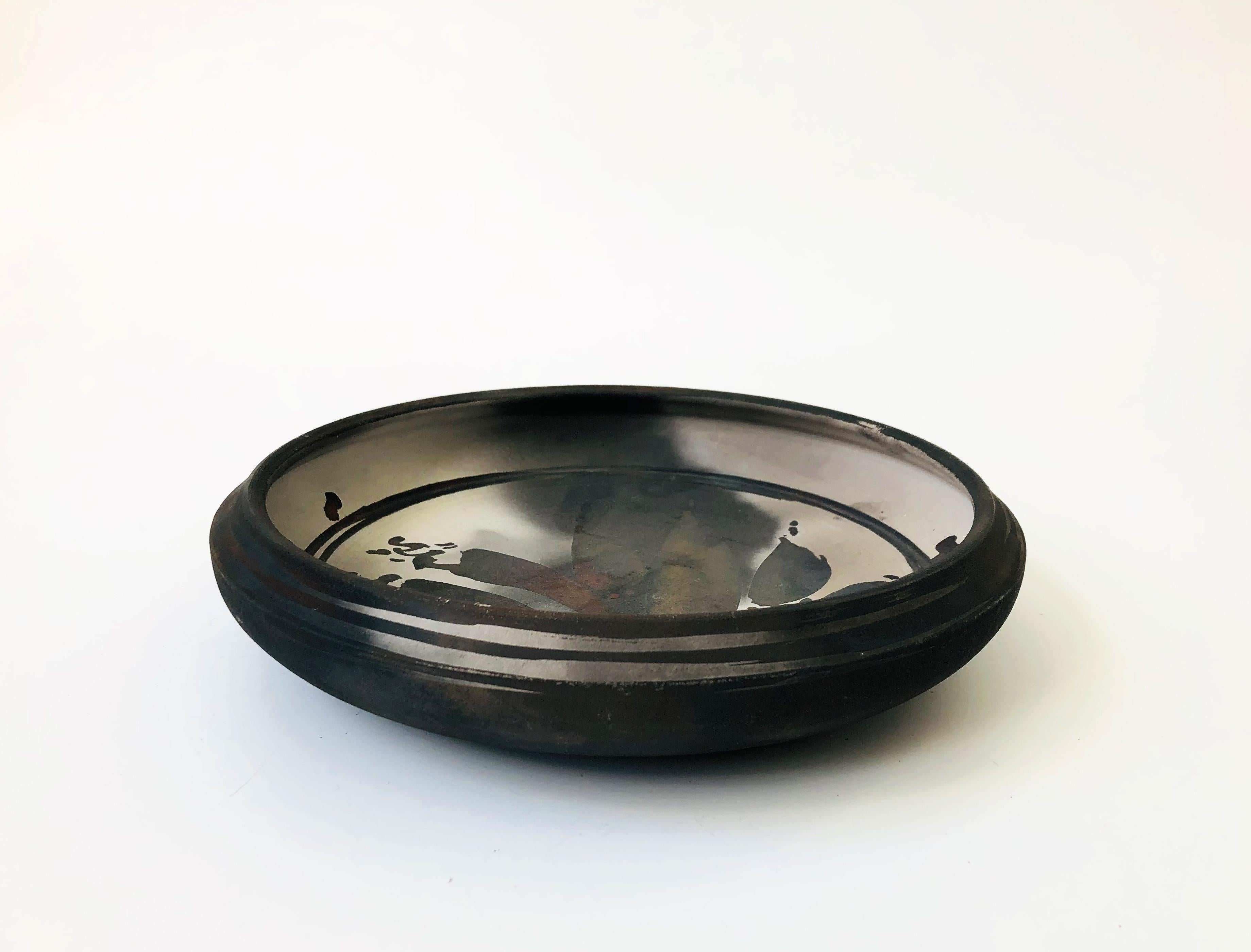 Raku-Keramik-Tablett von Scott Lindberg (Organische Moderne) im Angebot