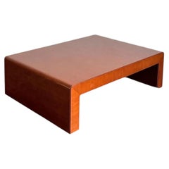 Vintage Ralph Lauren “Dalton” Waterfall Wood Coffee Table