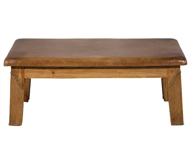 Vintage Ralph Lauren Distressed Leather Top Coffee Table For At This French Country Style Coffee Table Is Designed By Ralph Lauren The Top Surface