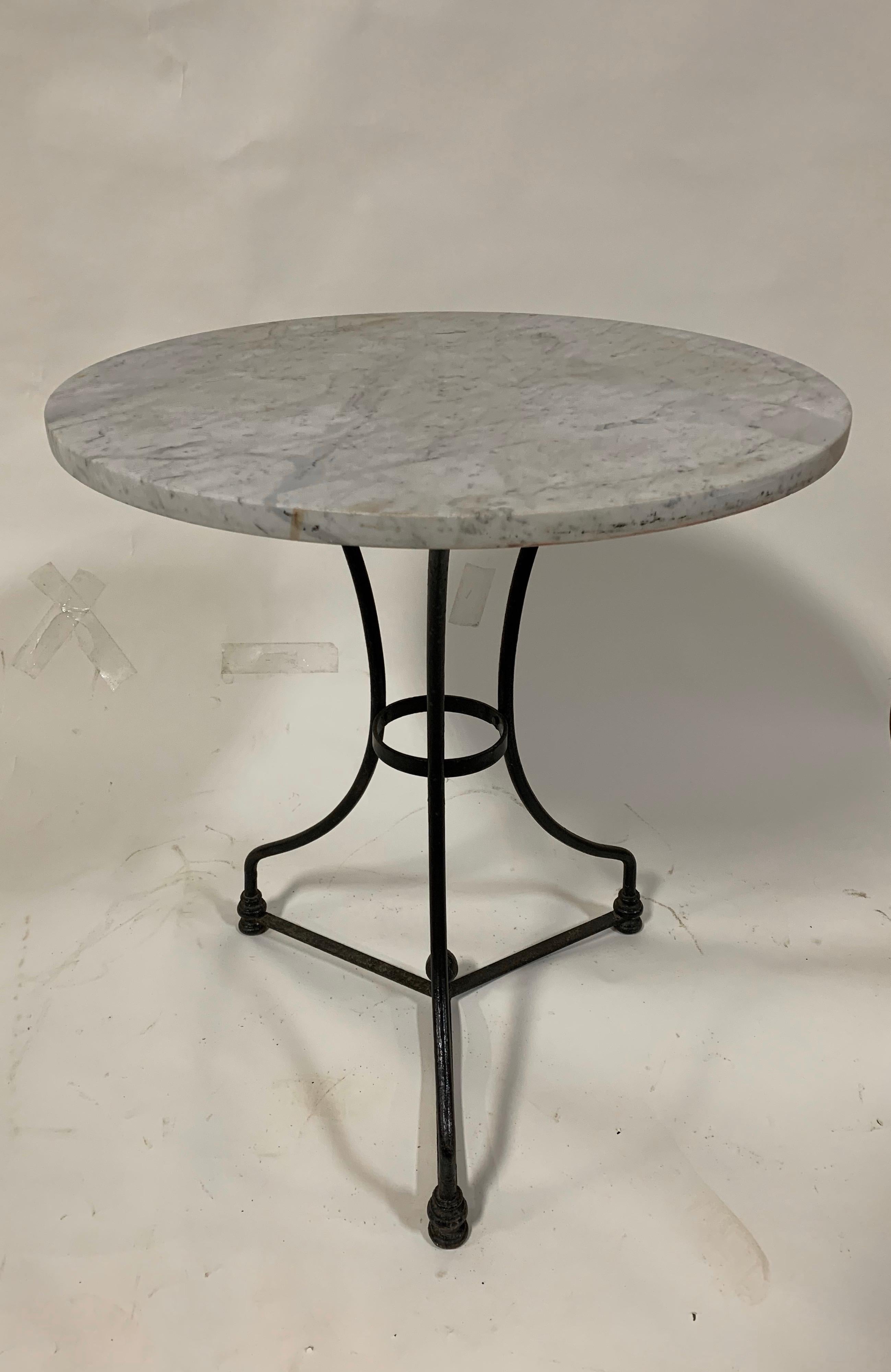 Vintage Ralph Lauren French Cafe Table In Good Condition In New York, NY