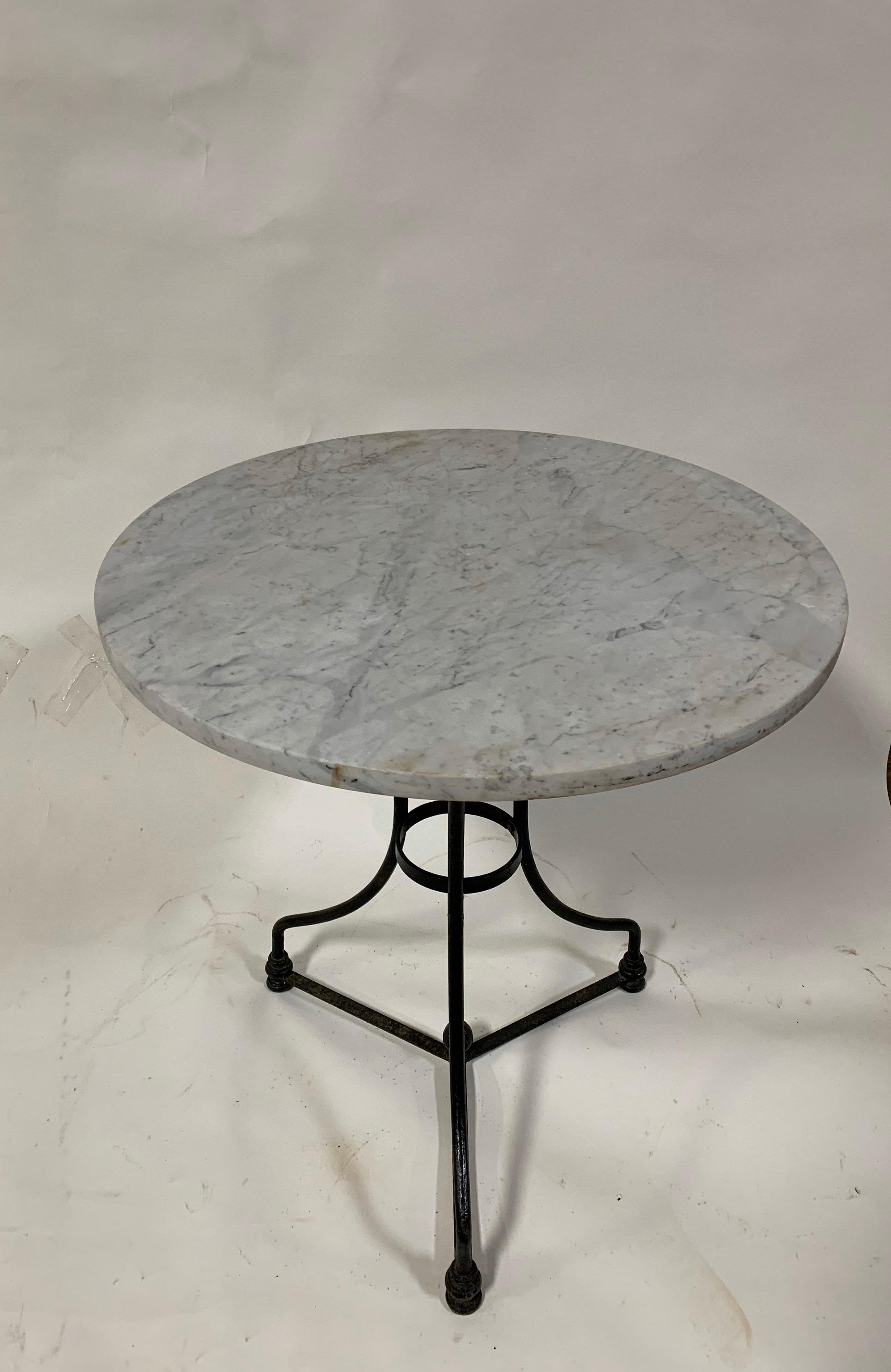 Metal Vintage Ralph Lauren French Cafe Table