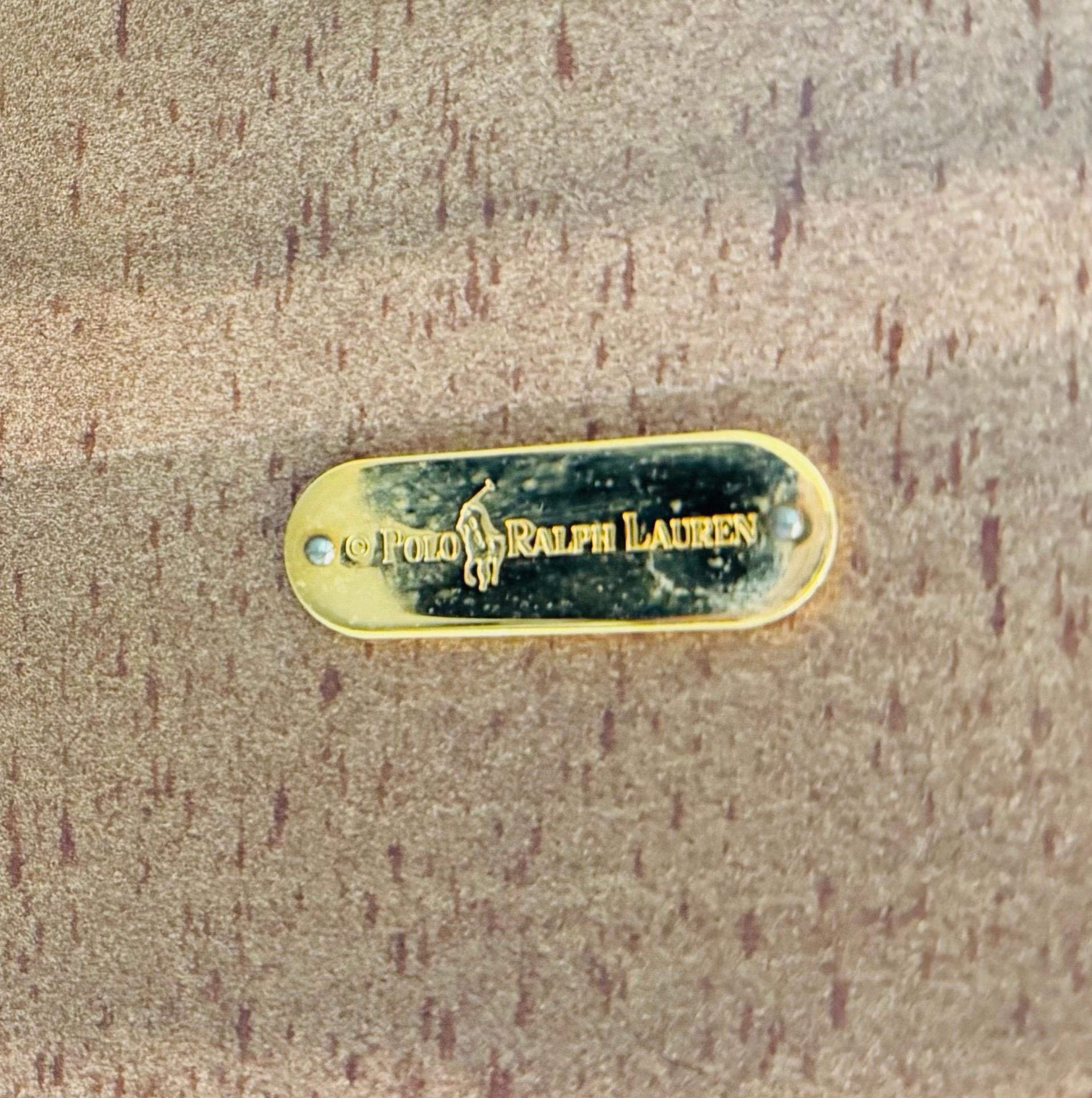 Vintage Ralph Lauren Mahogany Clawfoot Coffee Table 1