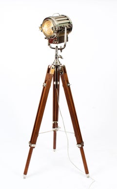 Vintage Ralph Lauren Montauk Searchlight Standing Lamp, Late 20th Century