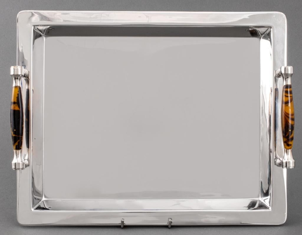 Vintage Ralph Lauren Silver Plate Tray In Good Condition In Astoria, NY