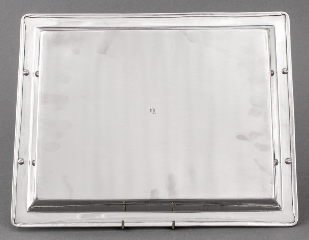 20th Century Vintage Ralph Lauren Silver Plate Tray
