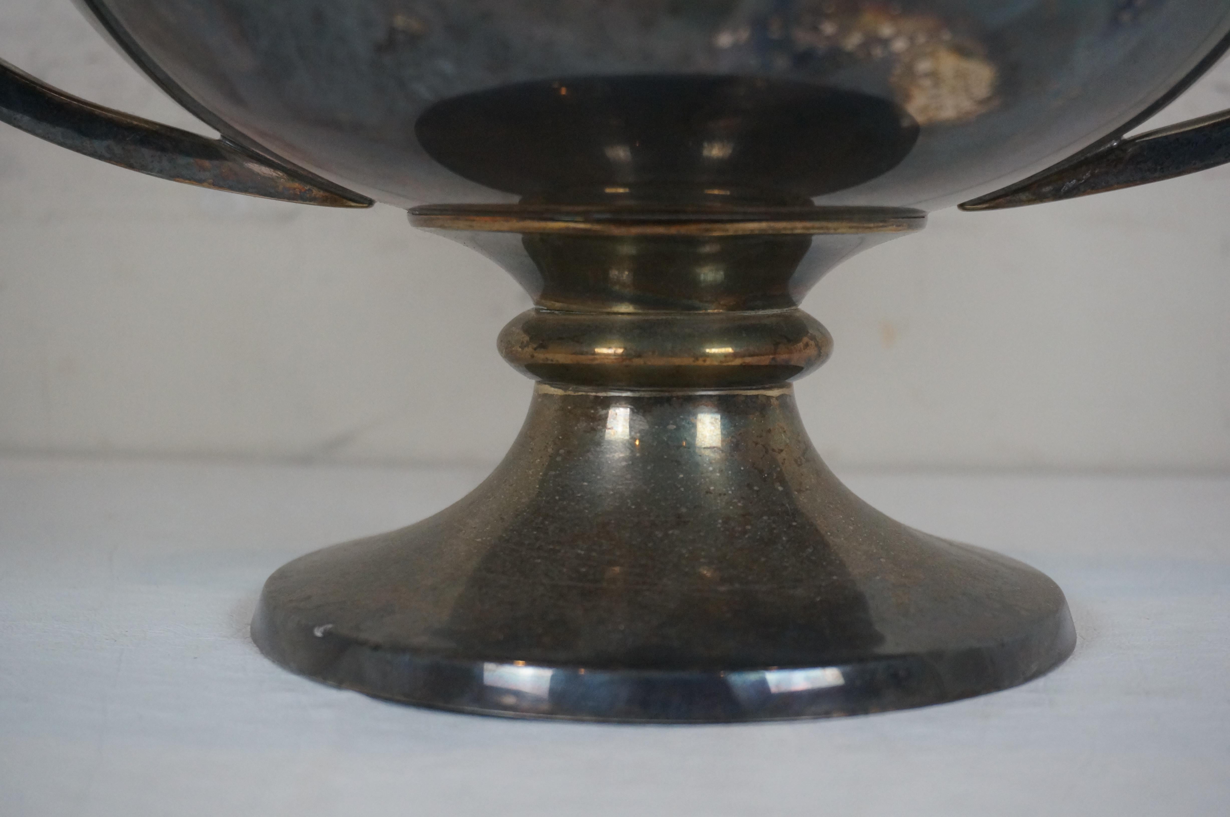 Vintage Ralph Lauren Silverplate Centerpiece Trophy Urn Cup Compote 13