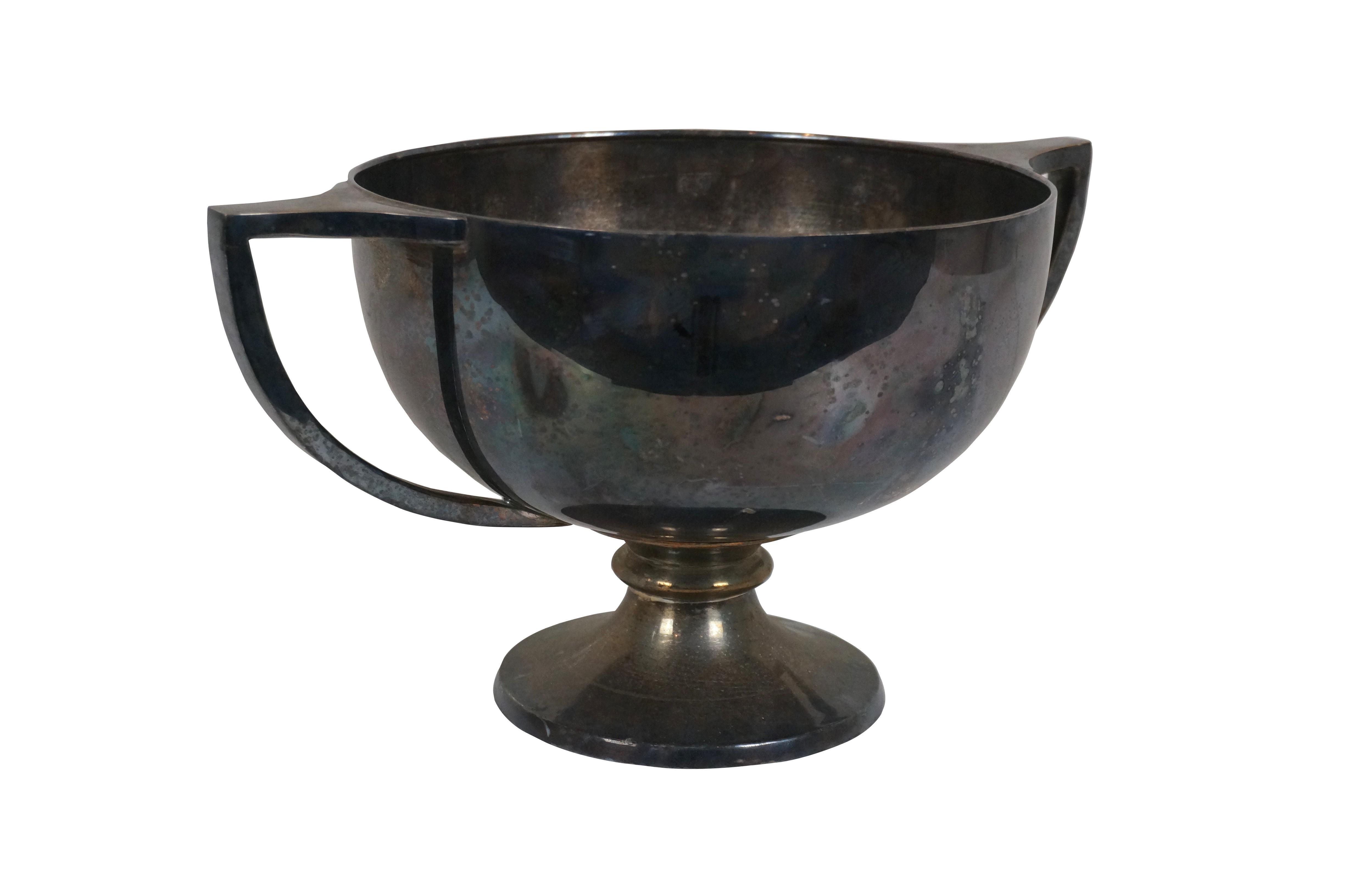 Art Deco Vintage Ralph Lauren Silverplate Centerpiece Trophy Urn Cup Compote 13