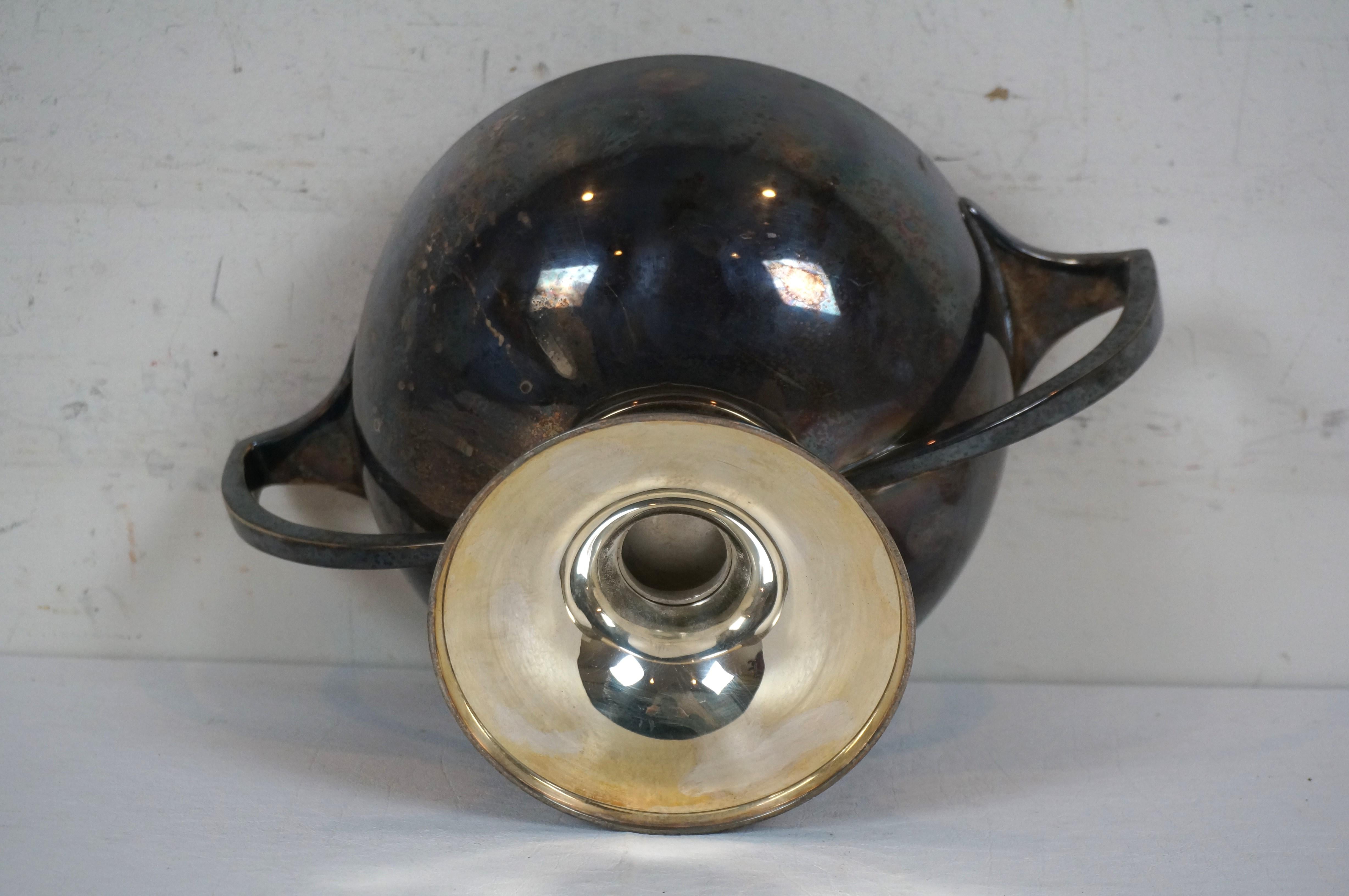 Silver Plate Vintage Ralph Lauren Silverplate Centerpiece Trophy Urn Cup Compote 13