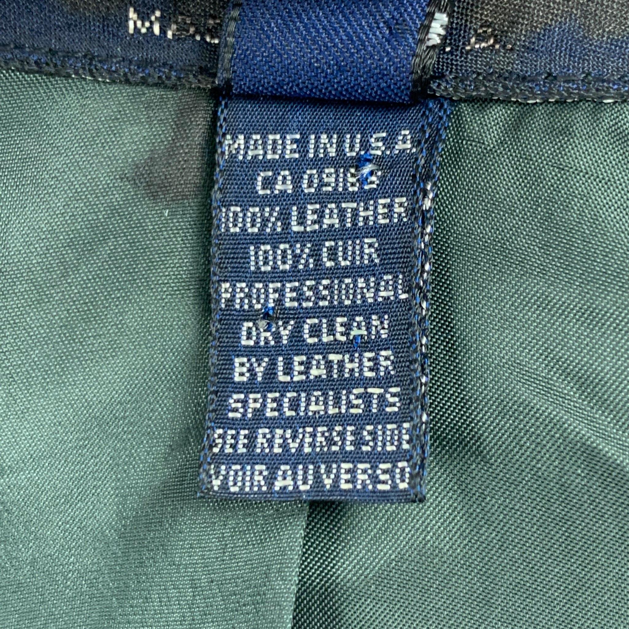 olive leather jacket