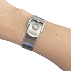 Vintage Ralph Lauren Sterling Silver Wide Buckle Bracelet