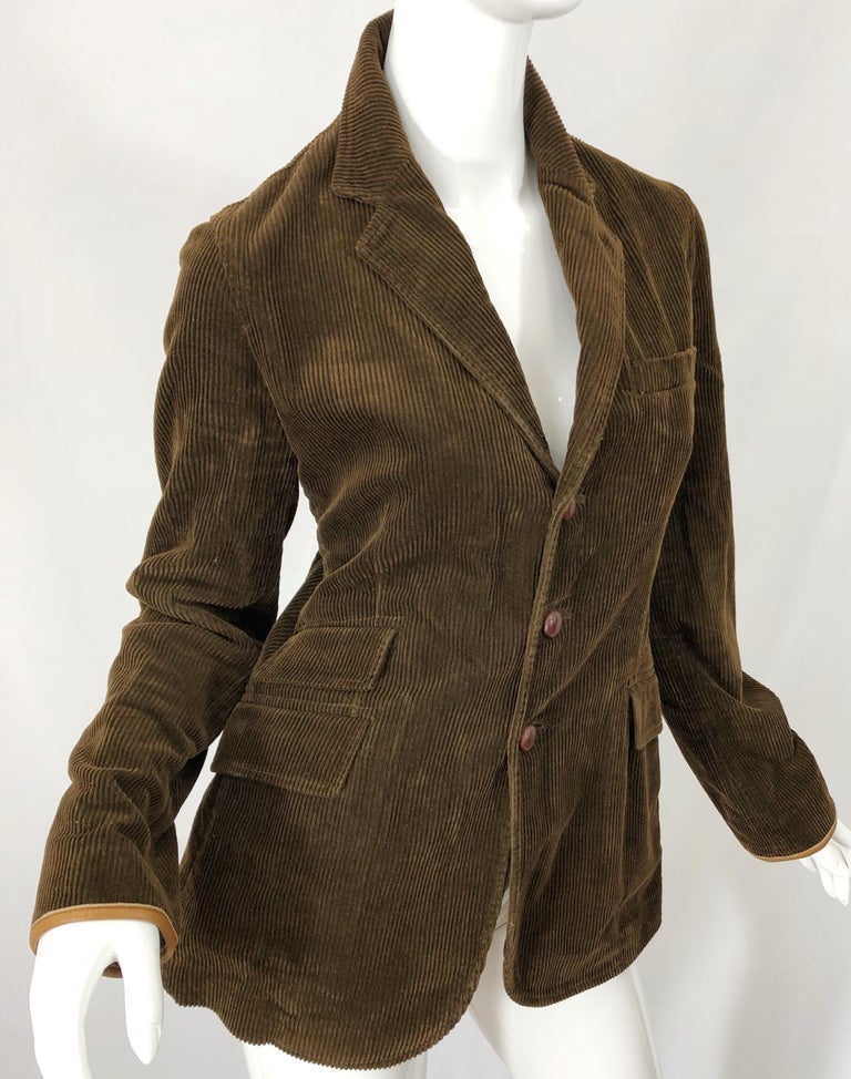 macy's ralph lauren corduroy blazer