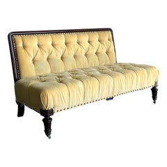 Vintage Ralph Lauren Tufted Mohair Sofa Vintage Ralph Lauren Tufted Mohair Sofa