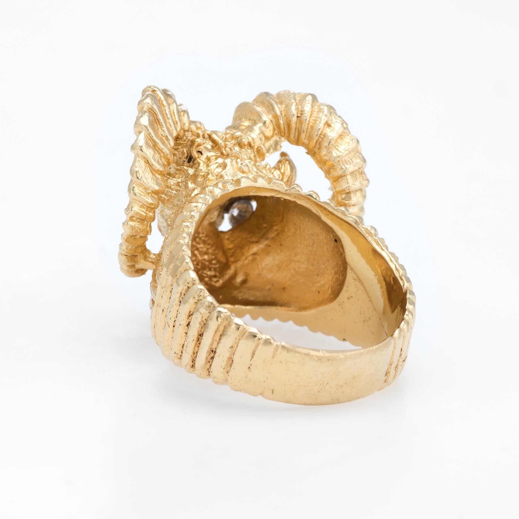 ram gold ring